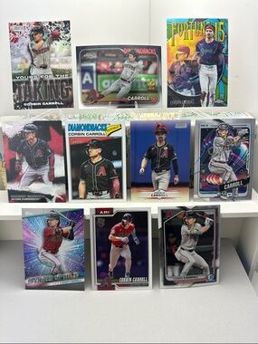 Corbin Carroll Diamondbacks lot of 10